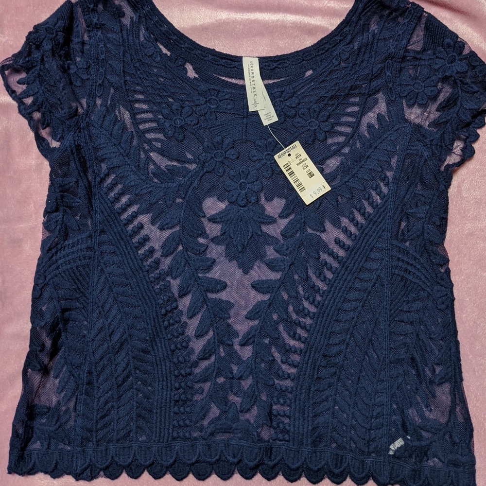Aéropostale sheer top XS